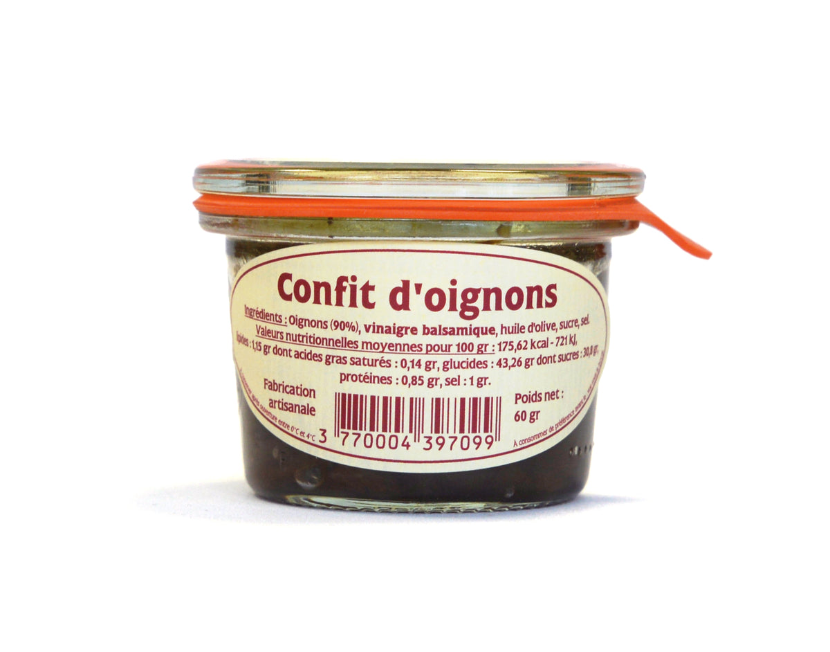 CONFIT D'OIGNONS 40G : Marquisat : Boutique produits du terroir